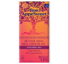 Better Than Milk Chocolate 54% with Crispy Rice - Organic