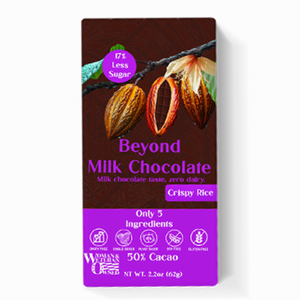 Beyond Milk Chocolate w/ Crispy Rice 50% Cacao- Organic