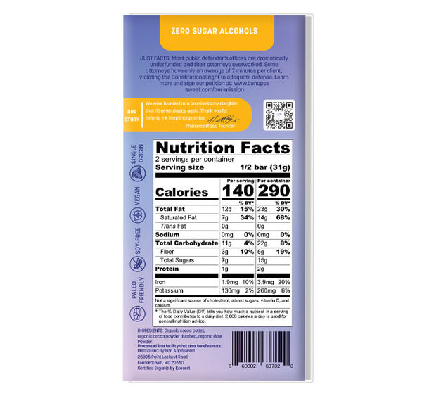 Deep Dark Chocolate 70% - Organic